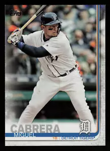 2019 Topps Miguel Cabrera #230 Detroit Tigers Baseball Card - Picture 1 of 2
