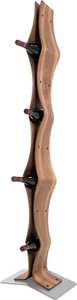® Vertigo American Walnut - Wine Rack (Silver Base) - Picture 1 of 8