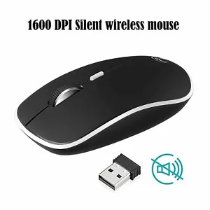 Silent, Wireless Computer Mouse - brand new, ergonomic mouse with adjustable DPI - Picture 1 of 5