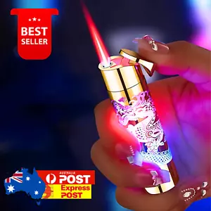 Cool Windproof Color Dragon Jet Flame Lighter Lite Cigarette Accessories Tool - Picture 1 of 5