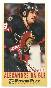1993-94 Fleer PowerPlay #396 Alexandre Daigle Ottawa Senators - Picture 1 of 2