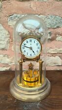 Art Antique German 400-Day Torsion Clock Anniversary Mantel Clock C1930 Pendulum