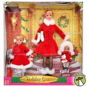 Holiday Sisters Barbie Kelly & Stacie Gift Set 1999 Mattel 23617 - Picture 1 of 10