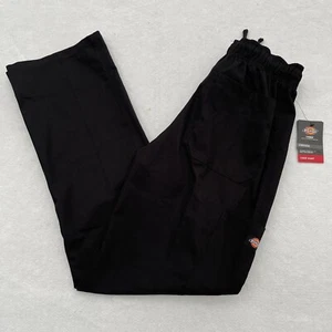 Dickies Unisex Chef Cargo Pockets Pant Black Performance Work Wear Size XS New - Picture 1 of 11