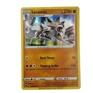 Carta Pokemon Lycanroc Holo rara 030/073 percorso dei campioni - Foto 1 di 2