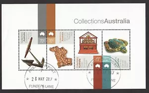 AUSTRALIA 2015 COLLECTIONS AUSTRALIA SOUVENIR SHEET OF 4 STAMPS IN FINE USED - Picture 1 of 4