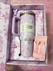 Stanley X Love Shack Fancy Holiday Quencher Cup 40 OZ - Rosa Beaux Purple - Picture 1 of 5