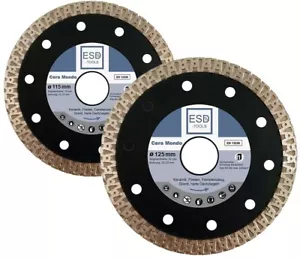 Diamanttrennscheibe Keramik Segment Diamantscheibe 115 mm 125 mm Keramik Premium - Bild 1 von 3