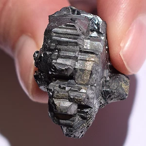 Bournonit Kristall Mineral Präparat Zahnradform aus Bolivien - Bild 1 von 21