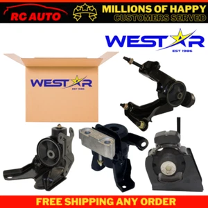 Motor & Trans Mount 4PCS Set for 09-12 Toyota Corolla 2.4L/ Matrix 2.4L 2WD - Picture 1 of 6