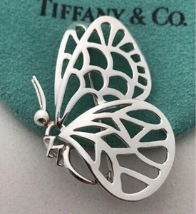 Tiffany Brooch Butterfly 925 silver Without accessories - Picture 1 of 2