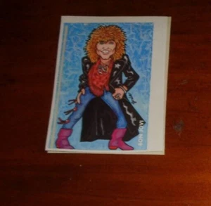 1990s Smash Hits Magazine RARE Sticker BON JOVI - Picture 1 of 1