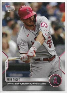 2022 Topps Now Mike Trout IN HAND #764 Solo Homer 1,500th Career Hit PR: 1,447 - Picture 1 of 2
