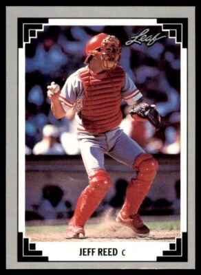 1991 Leaf Jeff Reed Cincinnati Reds #102 - Image 1 of 2