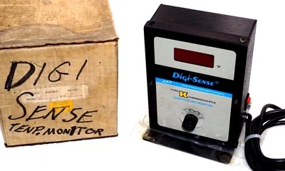NEW COLE-PARMER DIGISENSE 8487-30 TYPE K THERMOCOUPLE TEMPERATURE MONITOR 848730 - Image 1 of 4