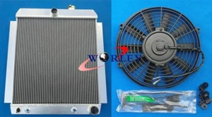 3 Row Radiator +Fan For CHEVY/GMC 3100/3600/3800 TRUCK PICKUP 1947-1954 48 V8 AT - Picture 1 of 7