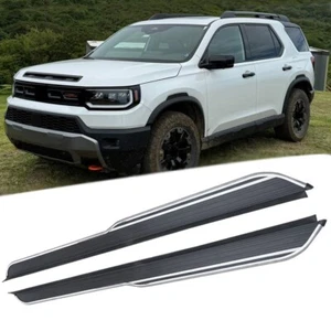 Black Fixed Running Boards fits for Honda Passport 2025 2026 Side Steps Nerf Bar - Picture 1 of 8