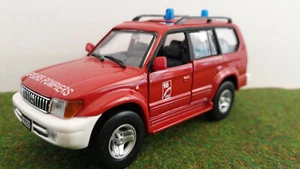 TOYOTA LAND CRUISER POMPIERS 1/43 ou 1/50 SOLIDO 150107 voiture miniature collec - Bild 1 von 7
