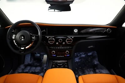 Alfombrillas de alpaca genuinas para Rolls Royce SPECTRE 2024 - 2025 edición a medida Foto 1 de 4