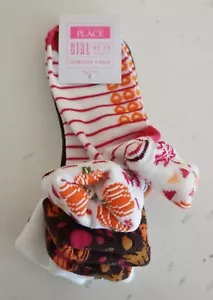 THE CHILDREN'S PLACE TODDLER GIRLS TURN CUFF SOCKS 3 PACK SIZE 4T-5T MULTI NWT! - Picture 1 of 3