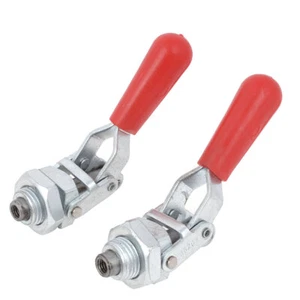 2x Kniehebelspanner Schnellspanner Knebelklemme Schubstangenspanner 91Kg 200 Lbs - Bild 1 von 3