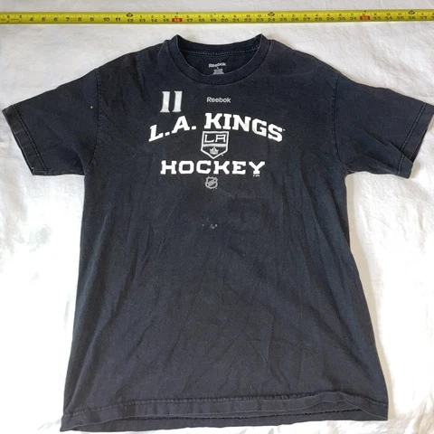 Men’s Reebok NHL LA Kings #11 Anze Kopitar Hockey Graphic T-Shirt Size Large Cover
