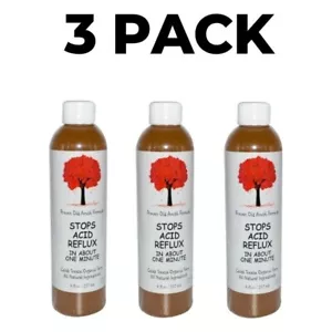 PACK DE 3, Caleb Treeze Organic Farm, detiene el reflujo ácido, 8 fl oz (237 ml) - Imagen 1 de 5