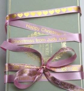ORIGINAL BROTHER TZE RE34 P-touch Gold on Pink Or ROSE Ribbon 12mm X 4M Ruban - Afbeelding 1 van 4