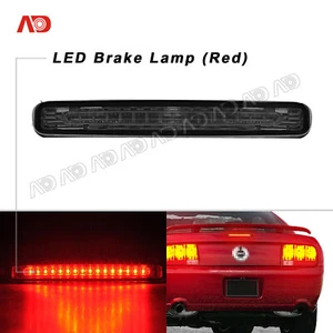 For 2005-2009 Ford Mustang Smoked Lens Full LED Third 3rd Brake Light Red Rear  - Bild 1 von 7