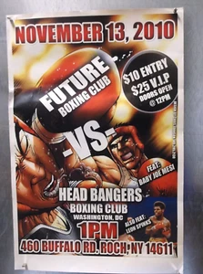 11-13-2010 Future Boxing Club vs Head Bangers Boxing Club Poster LEON SPINKS - Bild 1 von 3