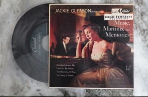 Jackie Gleason presents Music Martinis and Memories Pt 4 Capitol EAP 4 509 - Picture 1 of 2
