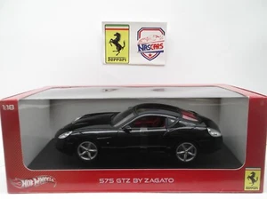 1:18 Hot Wheels Ferrari 575 GTZ by Zagato Noire - Foto 1 di 4