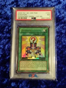PSA 7 - PGD-104 1st Edition - Question - 2003 Yu-Gi-Oh! NM Ultra Rare - - Picture 1 of 2