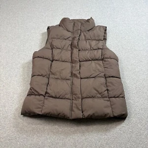 Gap Puffer Vest Men M Brown Full Zip Layer Outdoor Academia Heritage Capsule - Picture 1 of 8
