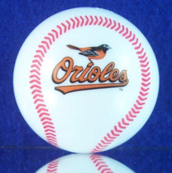 MLB MINI 2" ROUND BASEBALL NEW OFFICIALLY LICENSED DECORATION FAVOR CAKE TOPPER - Image 1 of 1