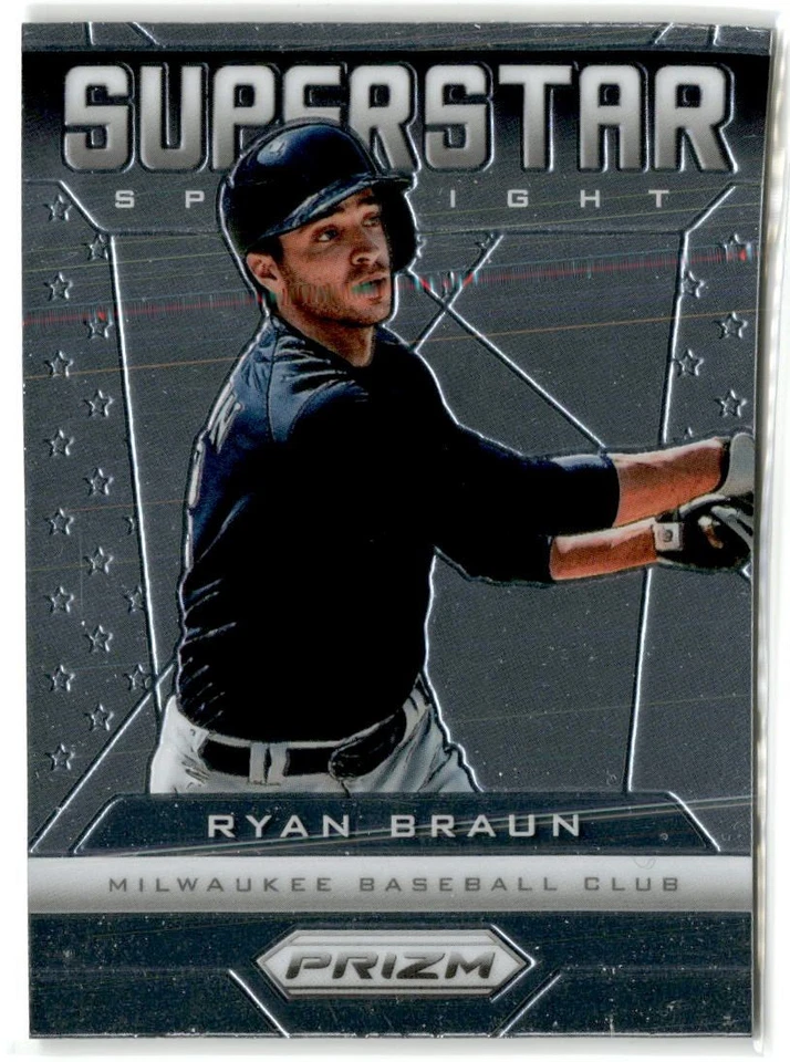 Ryan Braun Milwaukee Brewers 2013 Panini Prizm Superstar Spotlight #SS4 - Image 1 of 2