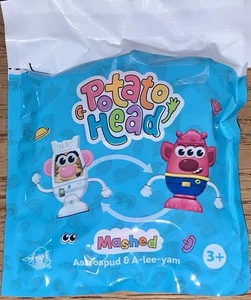 Juguetes de comida para niños Wendy's puré de cabeza de papa ~ Astrospud y A-lee-yam ~ 2025 sellado - Imagen 1 de 2