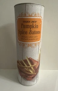 Trader Joe's Pumpkin Spice Batons Rolled Wafers, 5oz (Single) - Picture 1 of 2