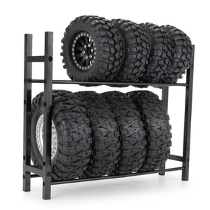 Soporte de rueda de almacenamiento de neumáticos garaje para oruga de radiocontrol de 1/10 accesorios hágalo usted mismo - Imagen 1 de 14