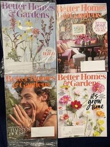 (4) Better Homes And Gardens  Magazines Aug/Sept 2021 May June 2022 Harry Styles - Bild 1 von 5