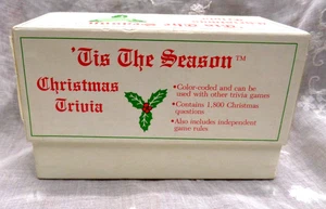 Made in USA 1990 Copyright ~ Debco 'TIS THE SEASON CHRISTMAS TRIVIA - Bild 1 von 10