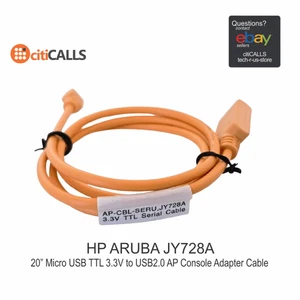 HPE JY728A Aruba Micro-USB 2.0 Konsole Adapterkabel - USB / Serielles Kabel - Bild 1 von 4