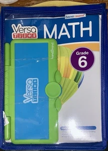 Paquete de matemáticas VersaTiles: bolsa transparente con mango, VersaTiles, libro grado 6 hand2mind NUEVO - Imagen 1 de 8