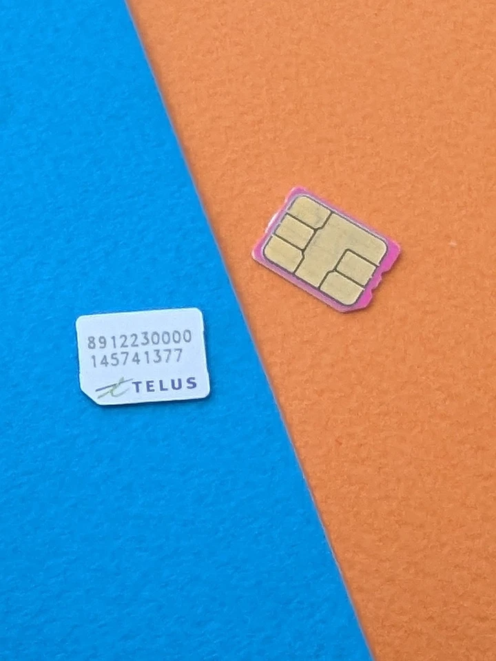 Telus (Canada) Nano SIM Card for iPhone Activation Only – Inactive sku#13535 - Image 1 of 1