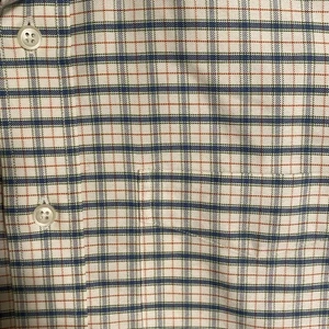 LL Bean Abotonable Manga Larga 100% Algodón 16-35 (Hombre L) Excelente Estado - Imagen 1 de 6