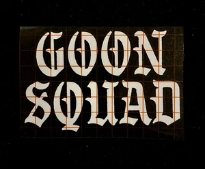 White Deftones Goon Squad 5”X3.25” Vinyl Decal Car Window Sticker￼ - Picture 1 of 1