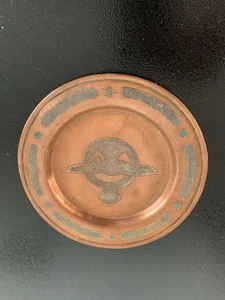 Polish 303 Squadron Hand Made Copper Pin Dish Ashtray WW2 1940 Polish Trench Art - Picture 1 of 8