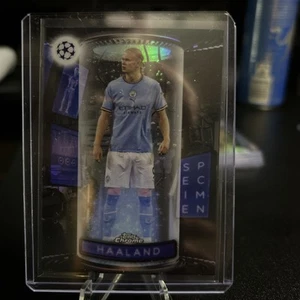 TOPPS CHROME, UEFA CLUB COMPETITIONS, 22-23, SPECIMEN, ERLING HAALAND - Bild 1 von 2