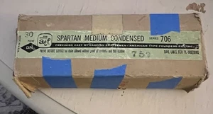 KINGSLEY HOT FOIL STAMP MACHINE TIPO SPARTAN MED CONDENSATO 30 PT TAPPI Tipo Set - Foto 1 di 2