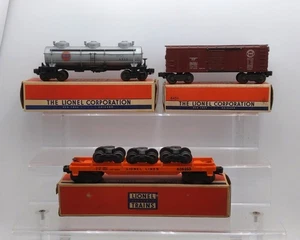 Coches de carga Lionel vintage de posguerra calibre O: 6362-55, 6425, X6454 [3]/caja - Imagen 1 de 6